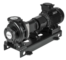 משאבות על גבי בסיס עם מנוע נפרד ומקשר גמיש – פתרון מקצועי ליישומים תעשייתיים